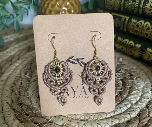 Boucles d’oreilles UNIQUE- AMÉTHYSTE 