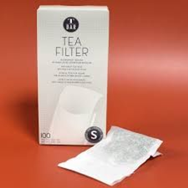 Filtres en papier blanc taille S (100 Pièces)