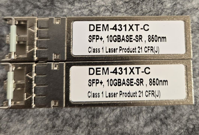 DEM-431 XT-C SFP+, 10GBASE-SR, 850nm