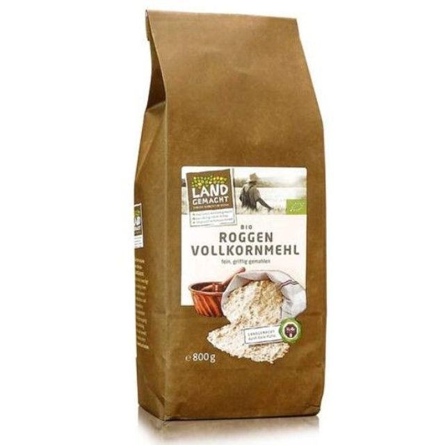 Rolle Mühle Roggenvollkornmehl, 800g Packung