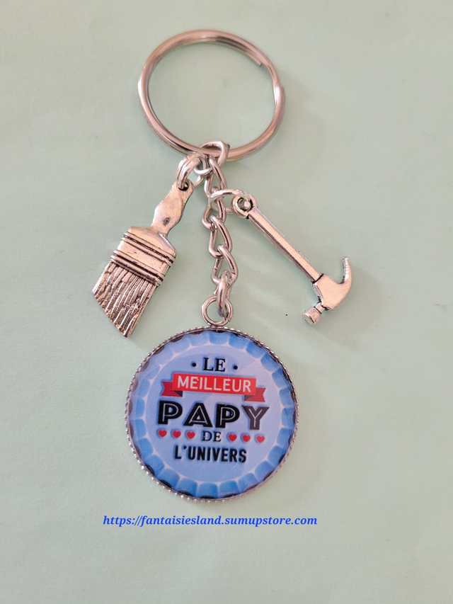 Porte-clés le meilleur Papy de l'univers