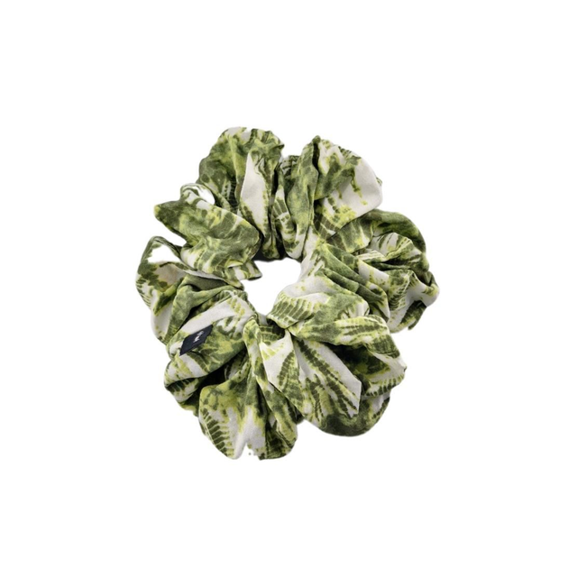 Big Scrunchie "tie-dye" green