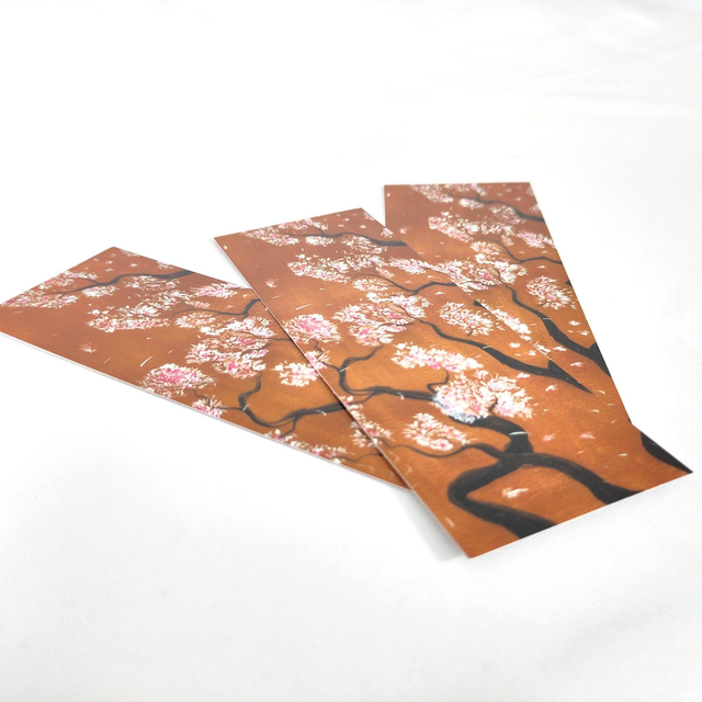 Marque-page Sakura doré