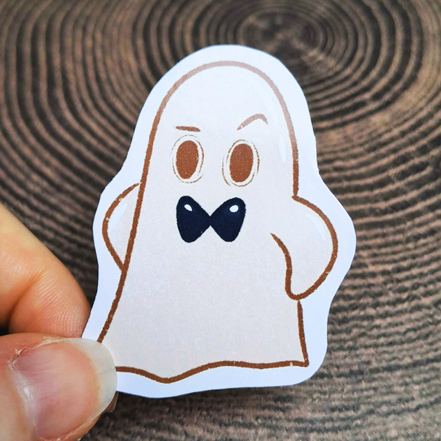 Ghost Bow Sticker