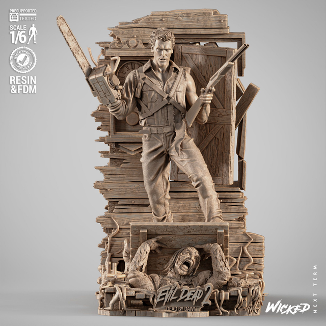 STATUE EVIL DEAD 2 ASH série horror movie