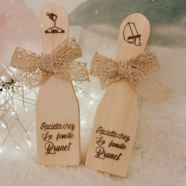 Spatule à raclette personnalisée 