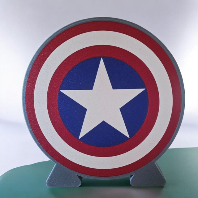 Lampe LED Captain America - Bouclier Légendaire ! 