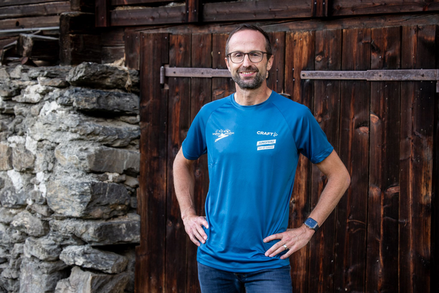 T-Shirt nur für Finisher 2023 (blau) Herren 