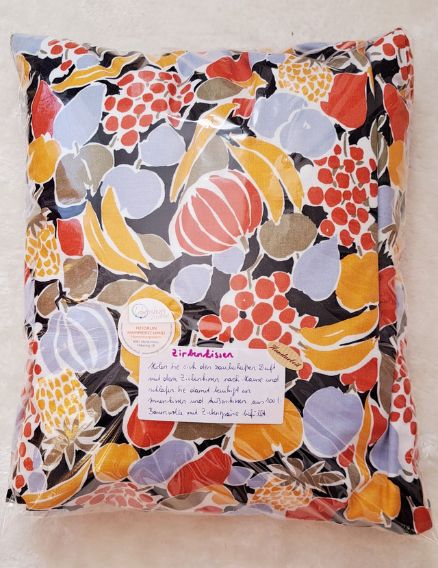 Zirbenkissen Kürbis