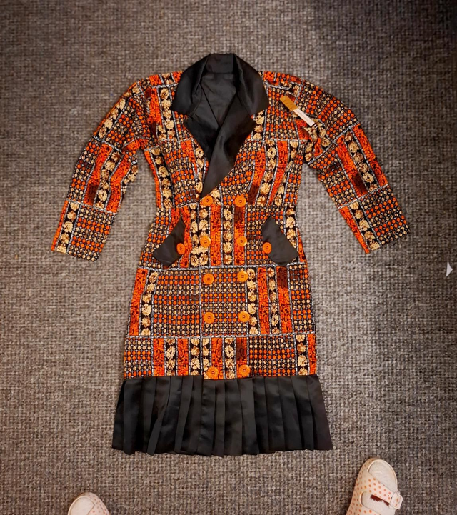 Ama Black Colar Dress 