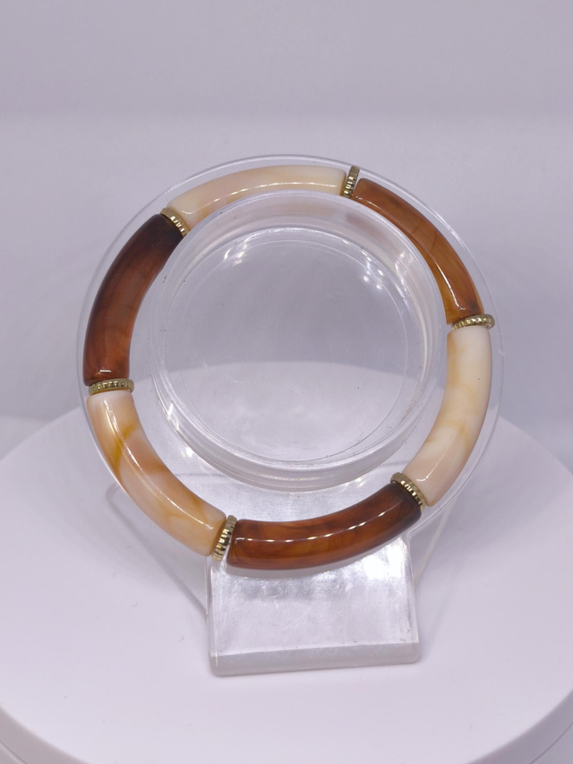 Bracelet perles tubes