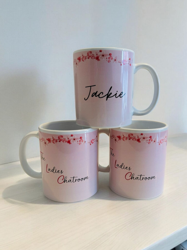 10 custom printed mugs