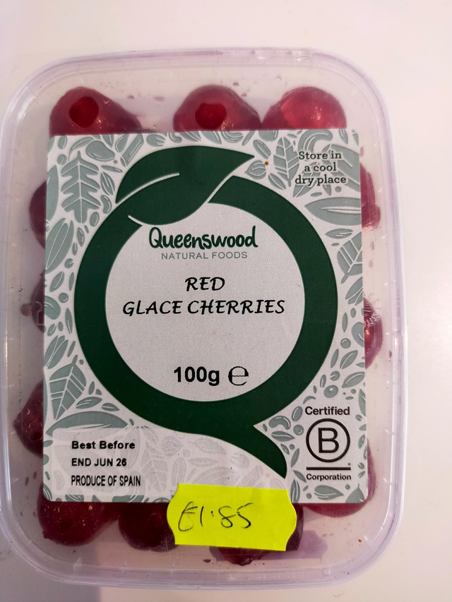 Red Glaze Cherries 125g