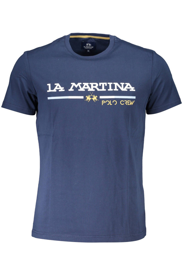 LA MARTINA T-SHIRT MANICHE CORTE UOMO BLU