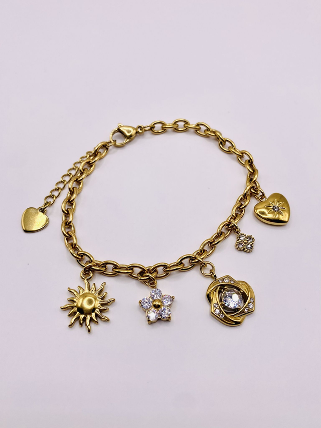 Bracelet charms Agnès