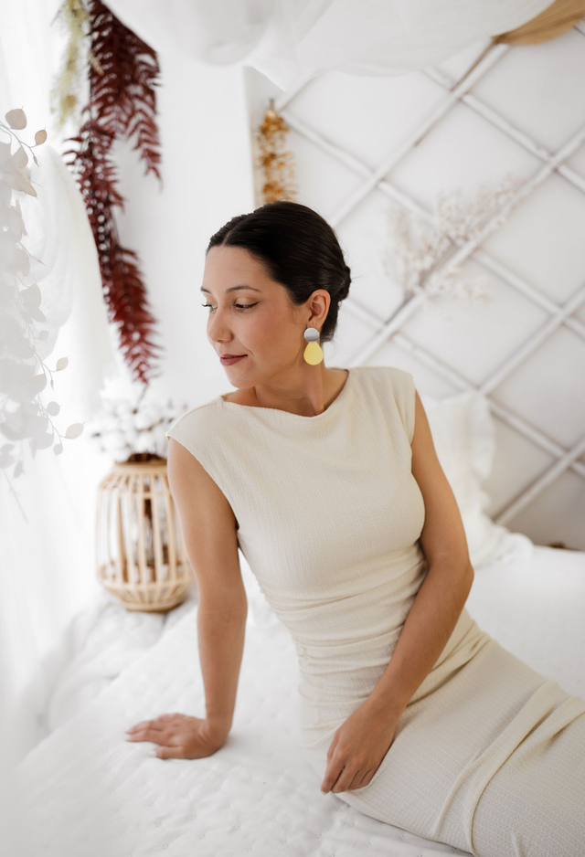 Polymer Clay Earrings ~ Carolina