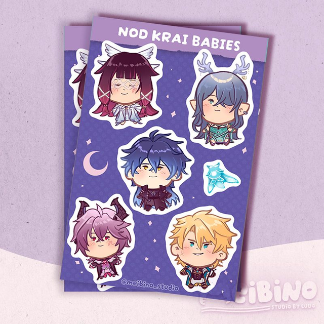 arkusz naklejek - nod krai