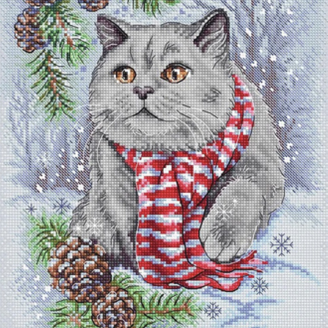 Winter Cat by Letistitch 
