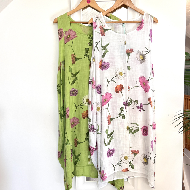 FLORAL LAGENLOOK DRESS