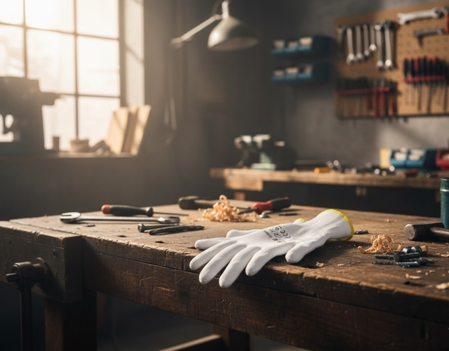 RUKAVICE PRACOVNI NYLON/POLYURETHAN VEL. 10_YT-7470