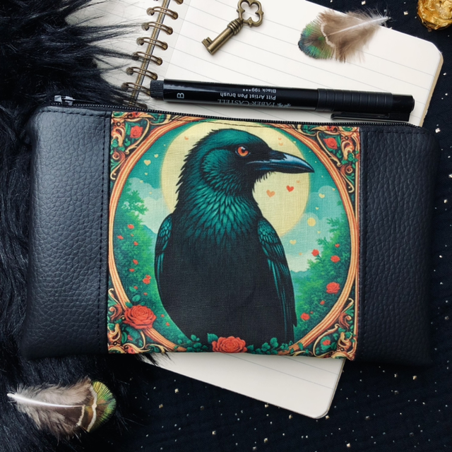 Trousse Talisman animal - Corbeau - Mystria