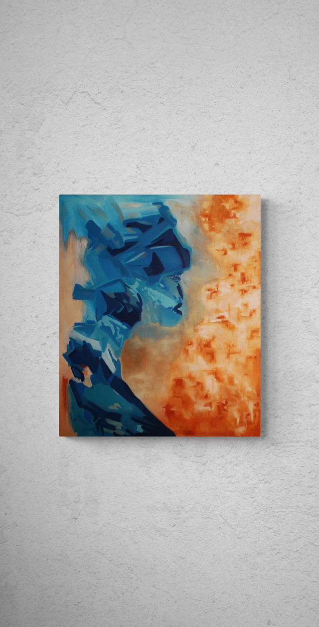 Huile sur toile | MESSAGÈRE