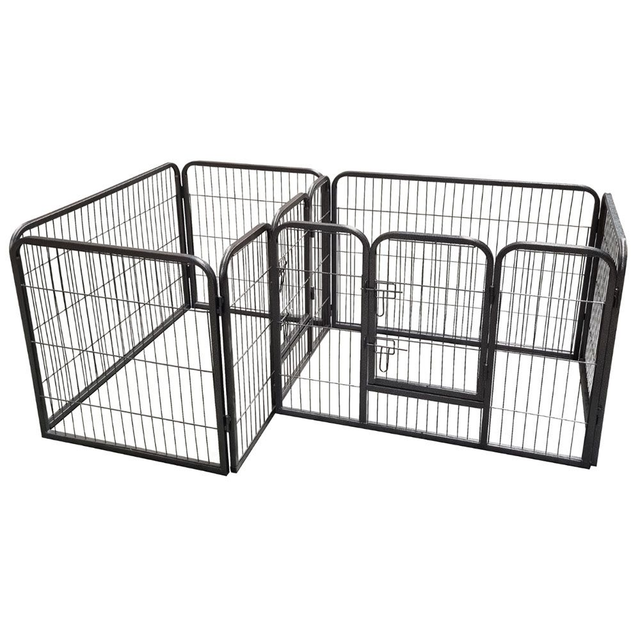 Welpenauslauf / Hundelaufstall, 175 x 107 x 70 cm, anthrazit