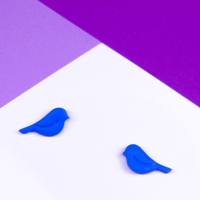 Blue Bird Studs