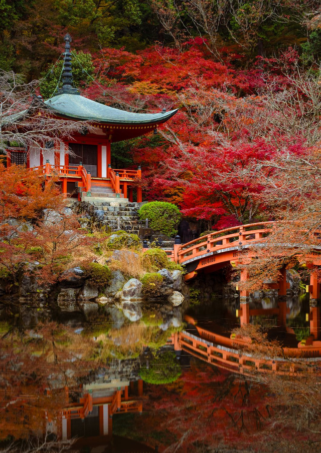 Sanboin Palace Garden at Daigo-ji (Portrait)