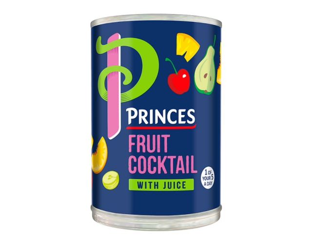 Fruit cocktail, Princes Fruit Cocktail with Juice 410g