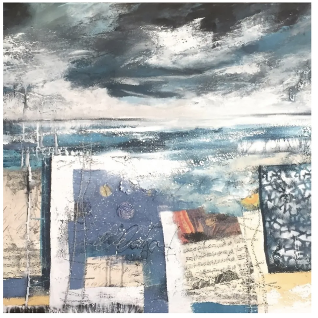 Cartolina doppia Alfonsina y el Mar