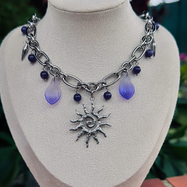 Collier HÉLIOS lépidolite 