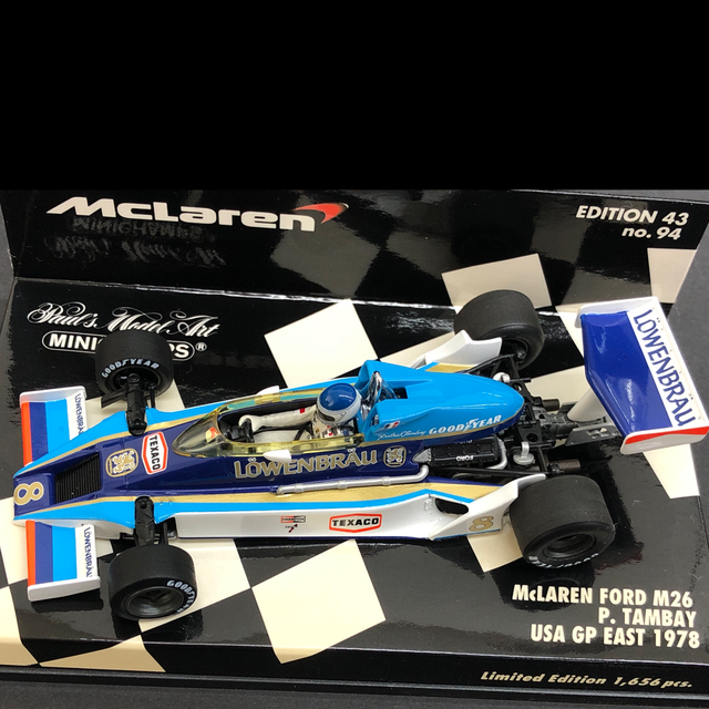 McLaren M26 P. Tambay GP USA 1978 Löwenbräu Minichamps 1:43 Formel 1