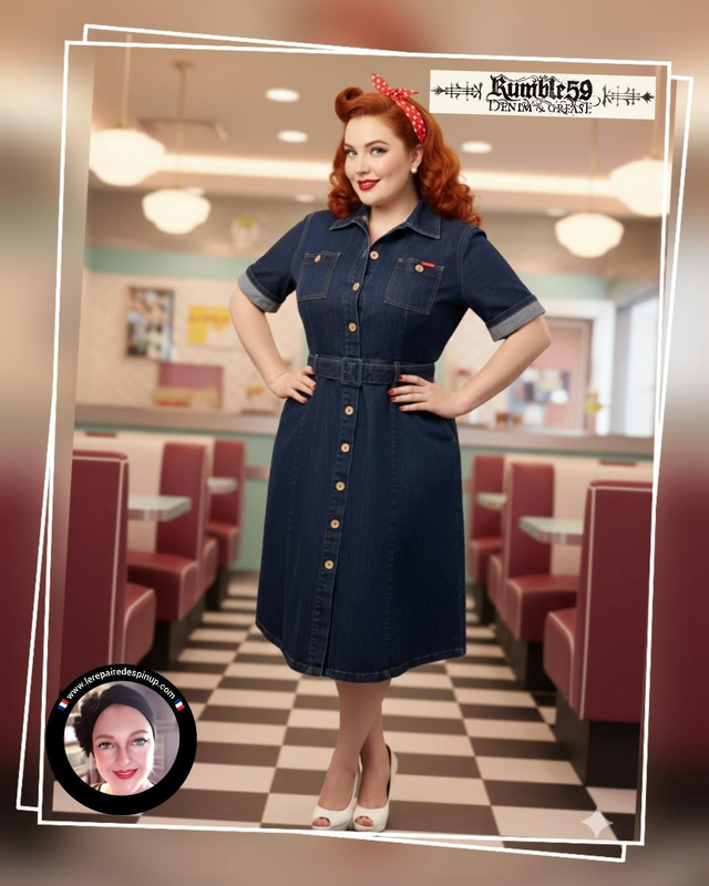 Robe Rumble59 Denim blue T46