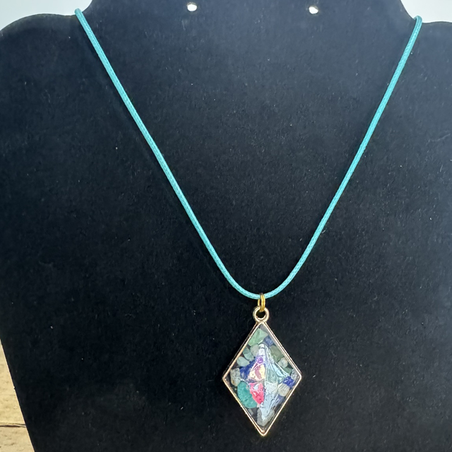 Amazonite & Lapis Lazuli Necklace - SKU 4007