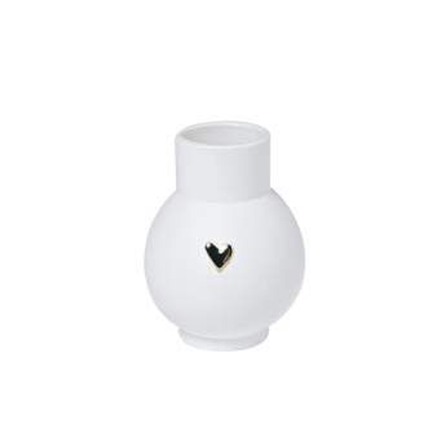 Räder mini vase boule coeur gold