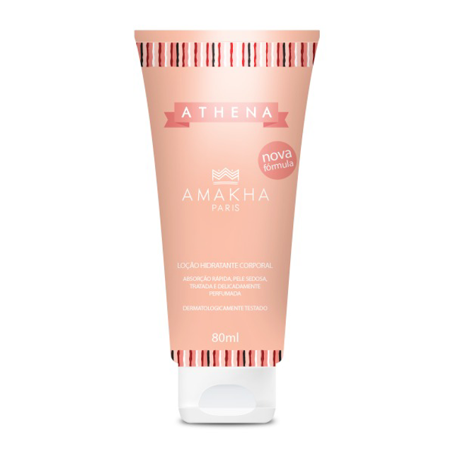 NOVA LOÇÃO HIDRATANTE CORPORAL ATHENA 80ML - FEMININA