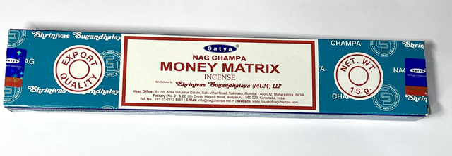 Satya Incense Sticks - Money Matrix