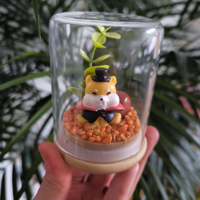 Ami protecteur - Shiba inu vampire (jaspe rouge)