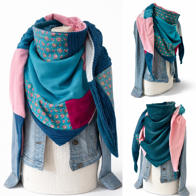 Maxi Chèche Double Patchwork 362