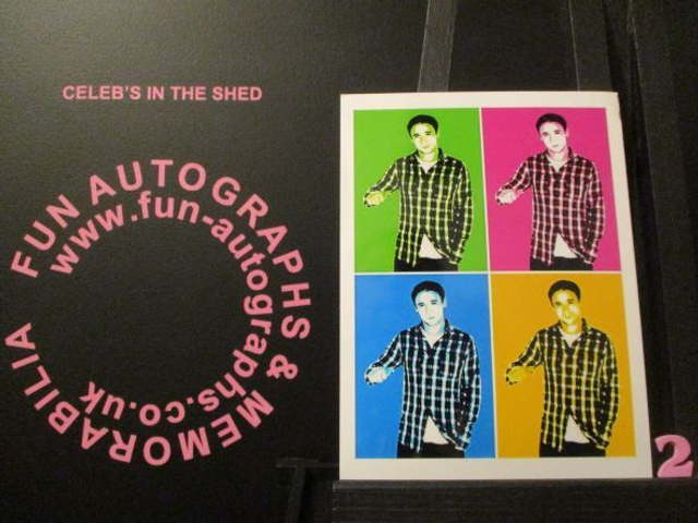 Jason Maza Authentic Autographed 6x4.5 Pop Art Limited Edition (2)