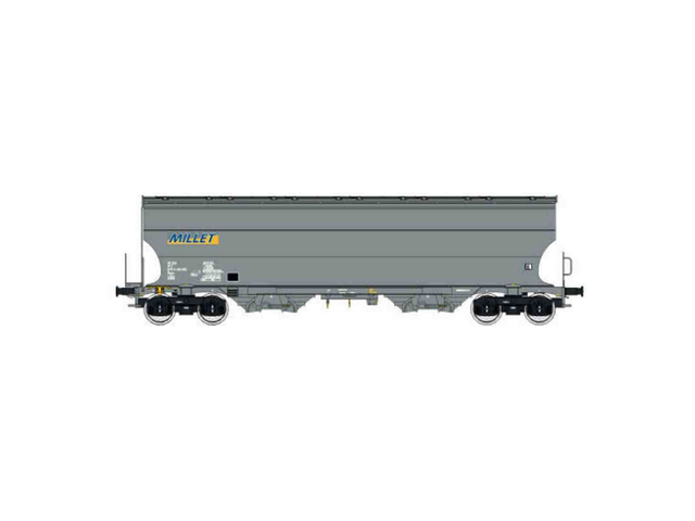 wagon céréalier Millet LSM 30595 H0