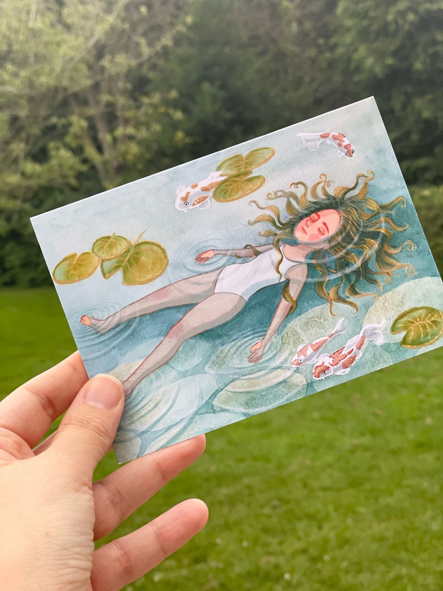 Take it Easy Greeting Card - One card or Set of Four