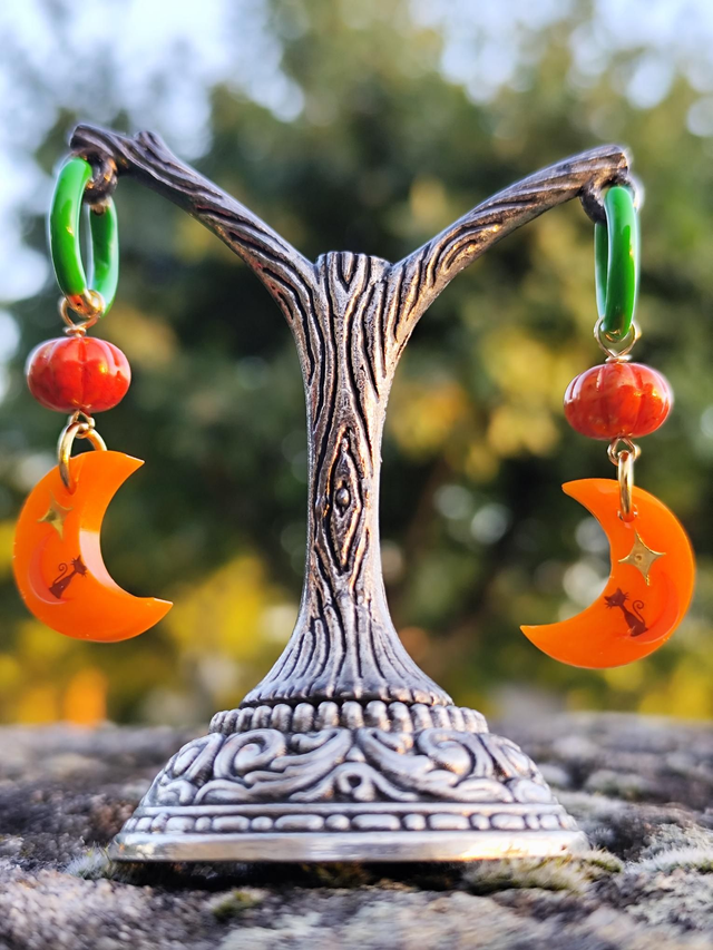 Boucles d'oreilles 'Halloween Night'