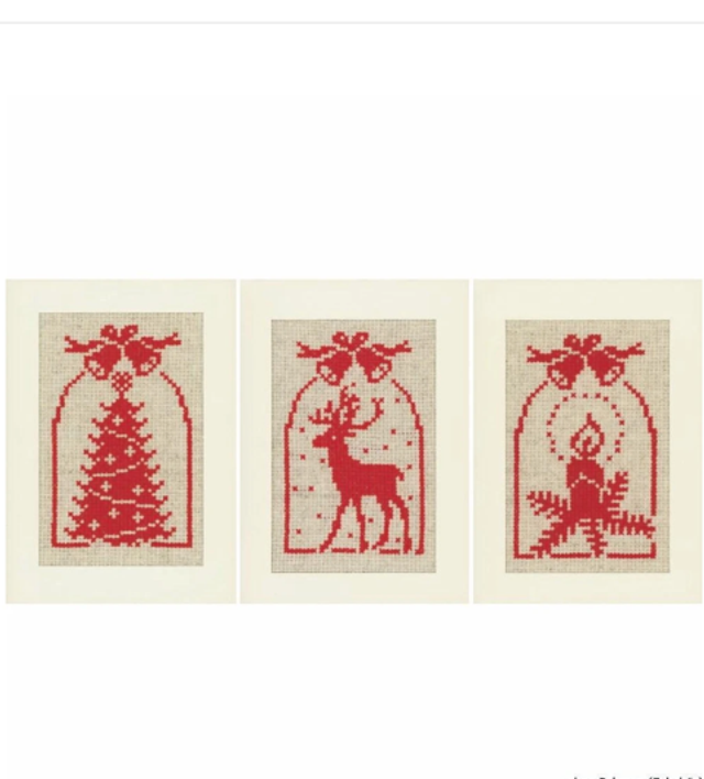Grußkarte Reh, Kerze,Christbaum