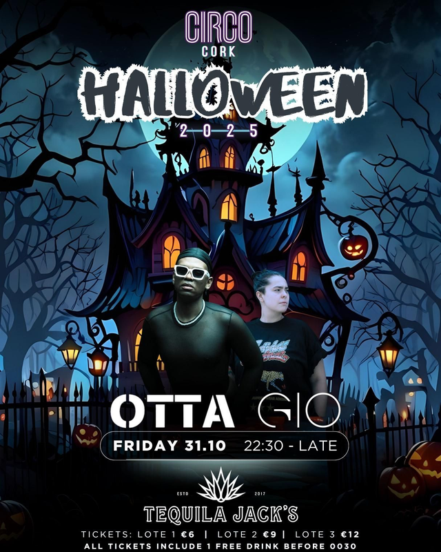 CIRCO CORK HALLOWEEN FRI 31/10/25
