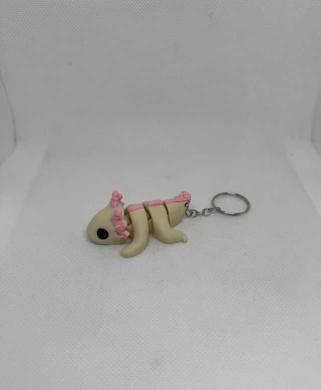 Porte clés axolotl