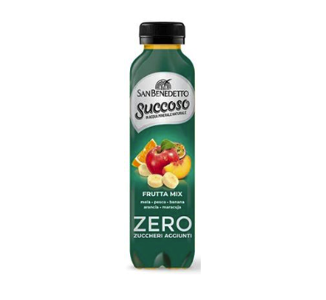 San Benedetto Succoso ZERO - Alma, Barack, Narancs és maracuja 400 ml