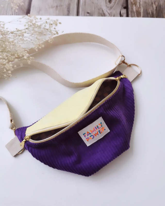 Banane THELMA velour &quot;family power&quot; 