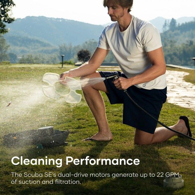 Aiper Scuba SE Cordless Robotic Pool Cleaner - black